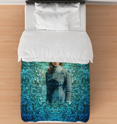 Tranquil Forest Beyond Style duvet cover in serene bedroom.